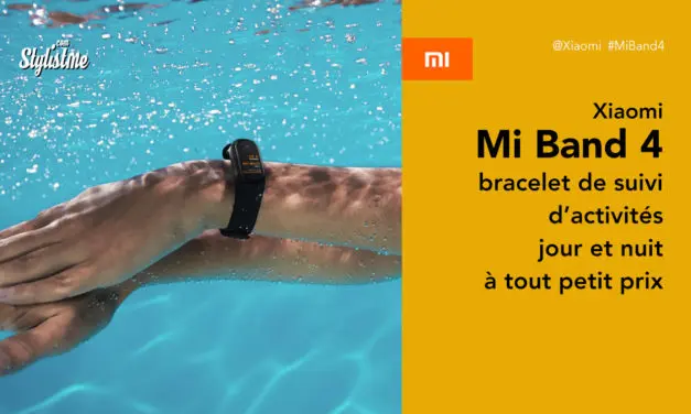 Mi Band 4 avis prix test bracelet connecté suivi activités de Xiaomi