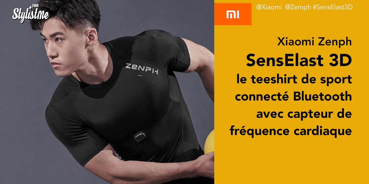 SensElast 3D le teeshirt connecté de Xiaomi fabriqué par Zenph