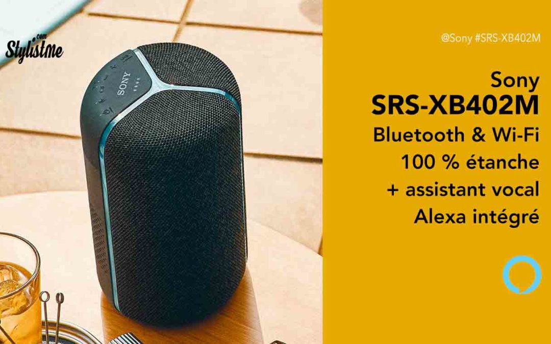 Sony SRS-XB402M enceinte Bluetooth étanche avec Alexa intégrée