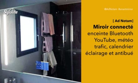 Miroir connecté Ad Notam: prix avis test du miroir au meilleur qualité-prix