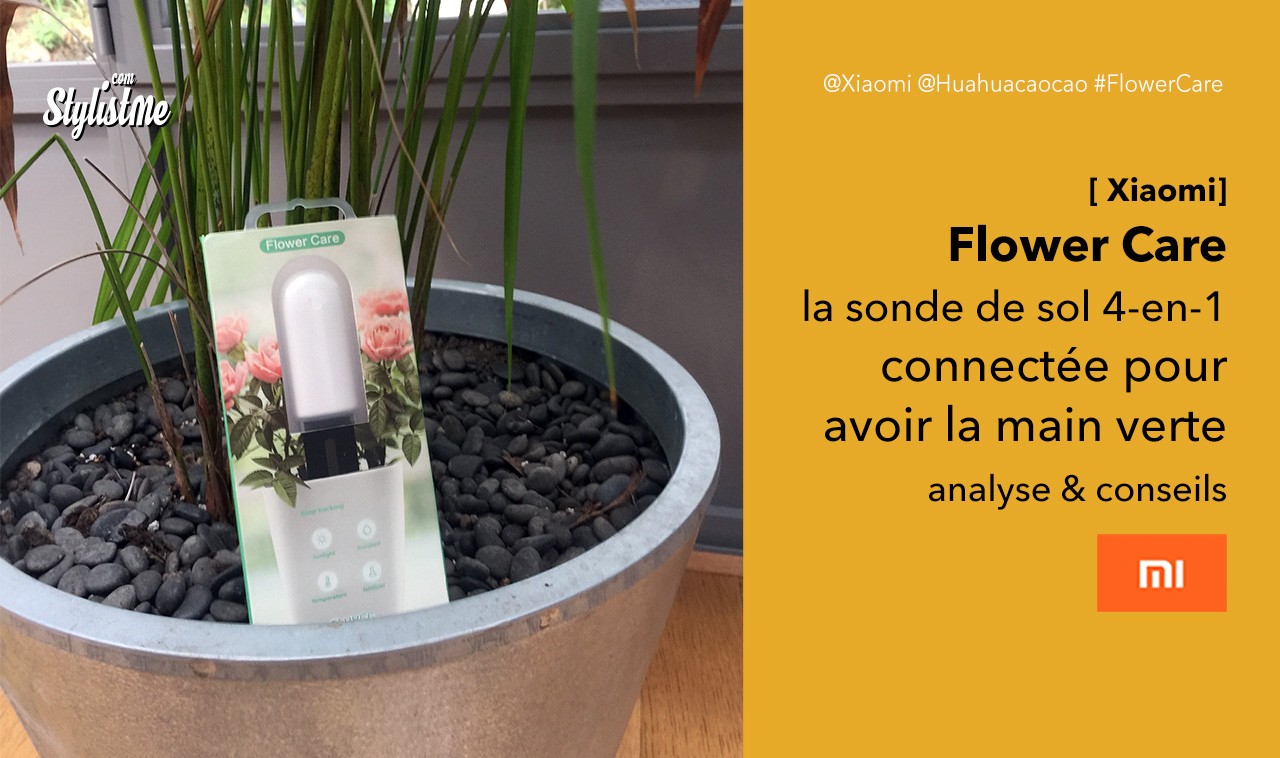 Flower Care test sonde de sol connectée pour vos plantes