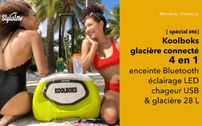 Koolboks avis test de la glacière connectée avec enceinte chargeur et lumière