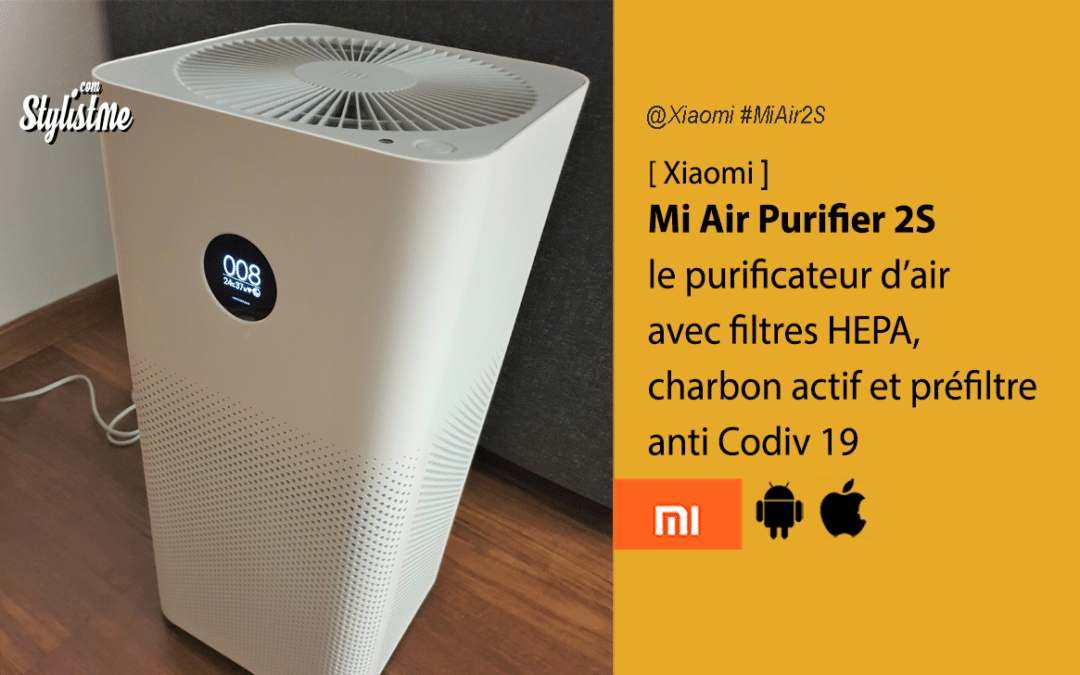 Mi Air Purifier 2S le purificateur d&rsquo;air connecté à 150 euros