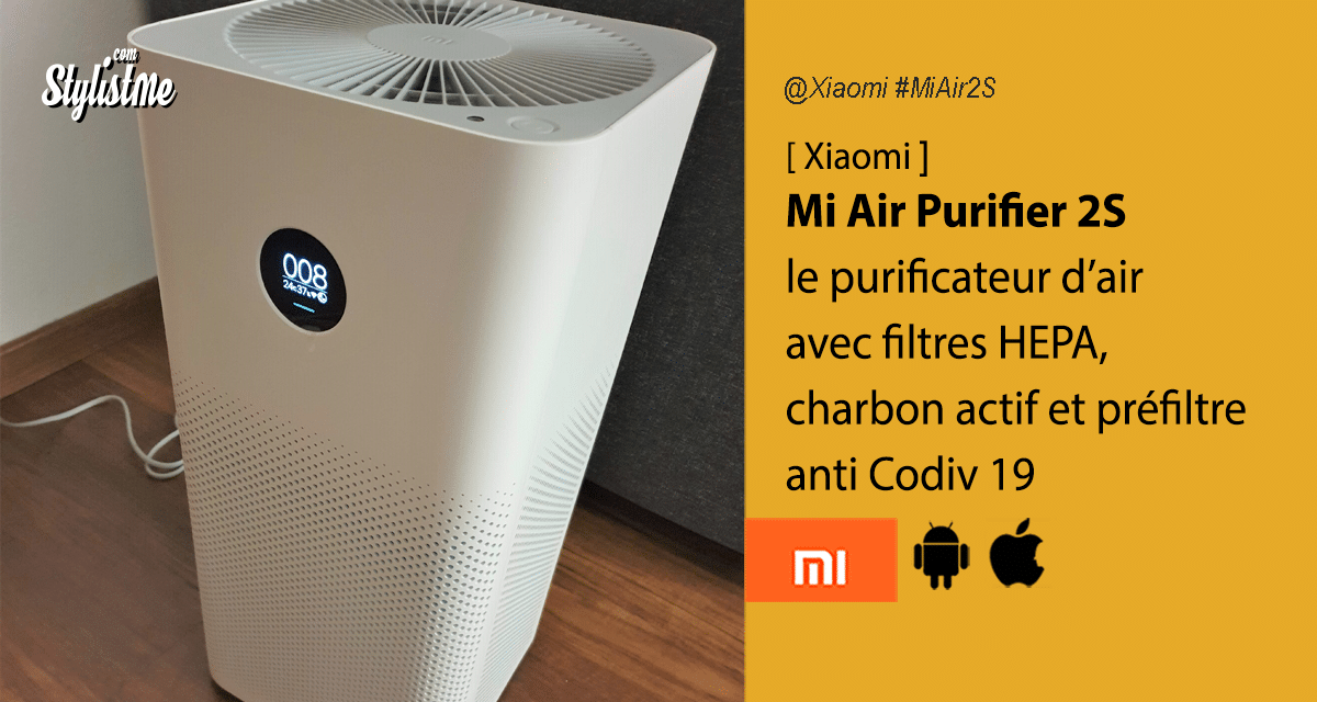 Mi Air Purifier 2S le purificateur d’air connecté à 150 euros