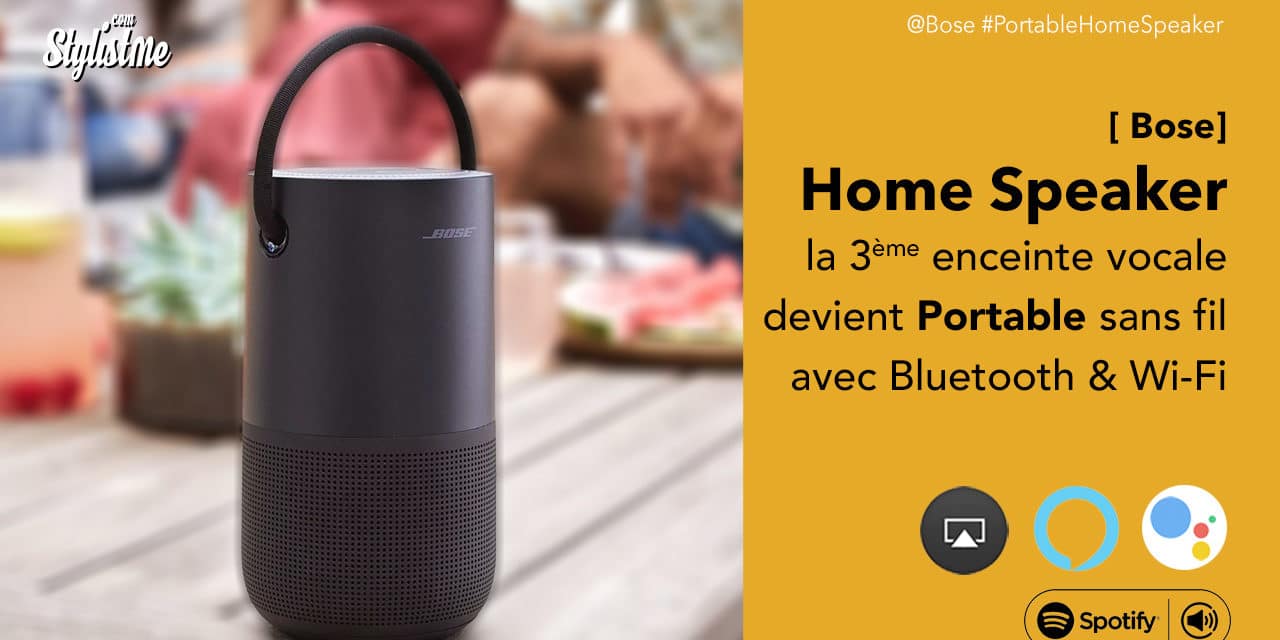 Bose Portable Home Speaker prix avis test enceinte vocale hyper connectée