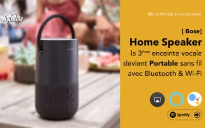 Bose Portable Home Speaker prix avis test enceinte vocale hyper connectée