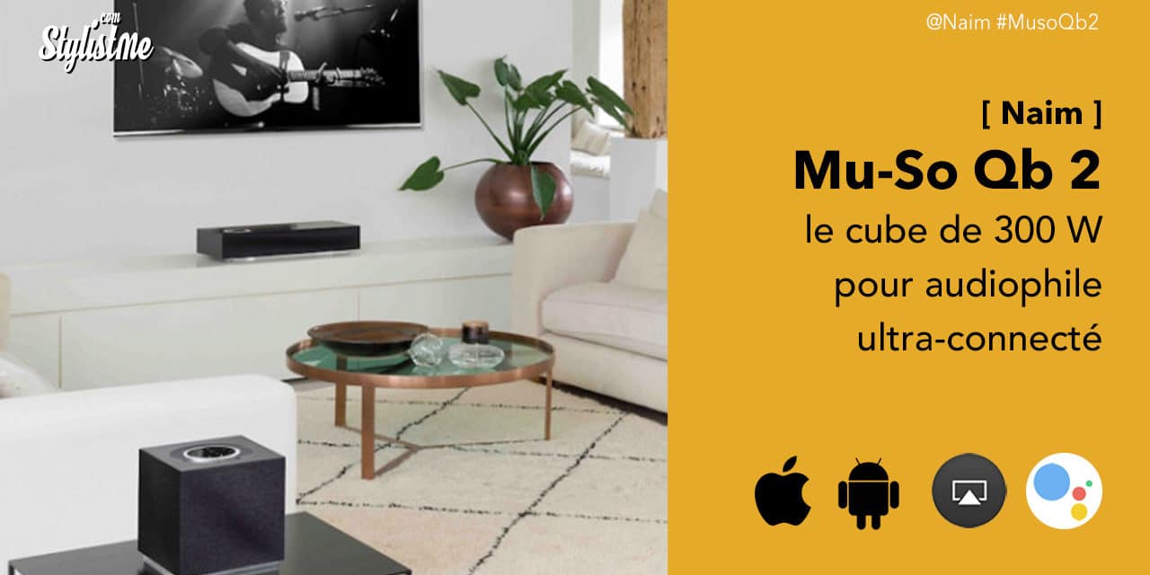 Mu-so Qb 2 de Naim enceinte 300 W ultra connectée pour audiophiles