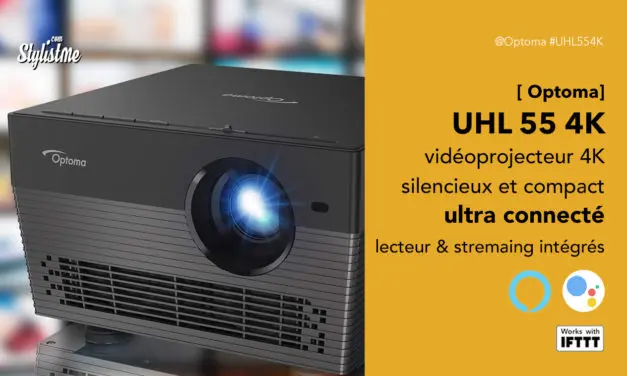 Optoma UHL55 4K prix avis test vidéoprojecteur performant ultra connecté