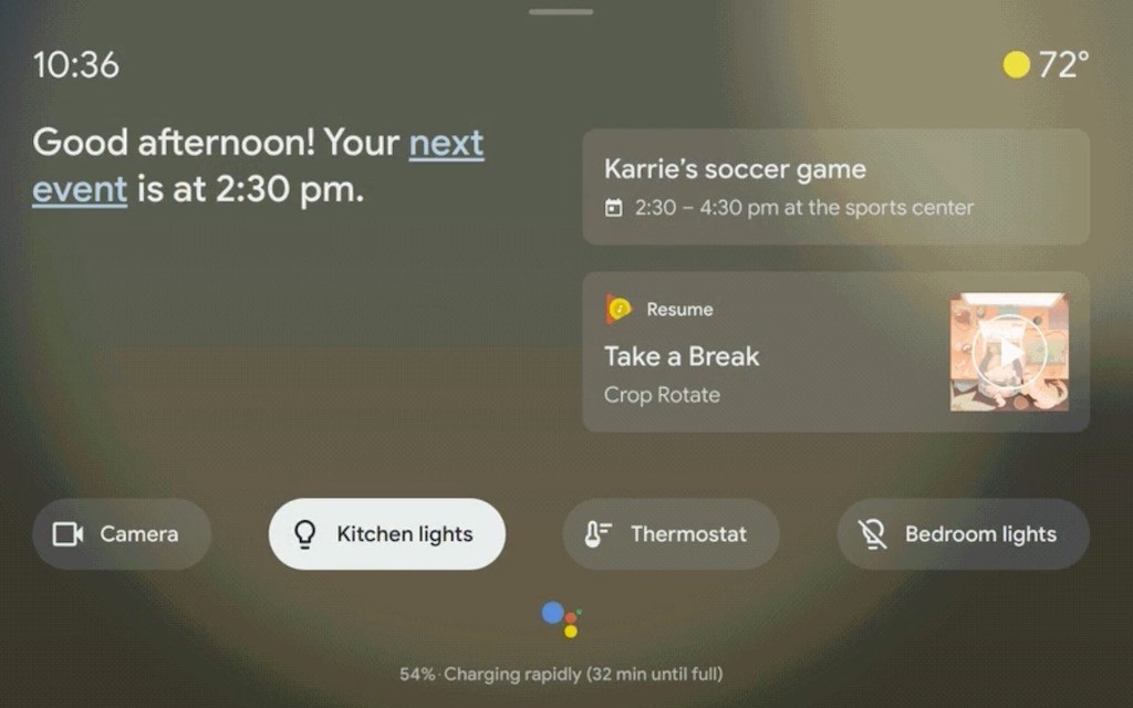 Ambient Mode Google Assistant date appareils compatibles