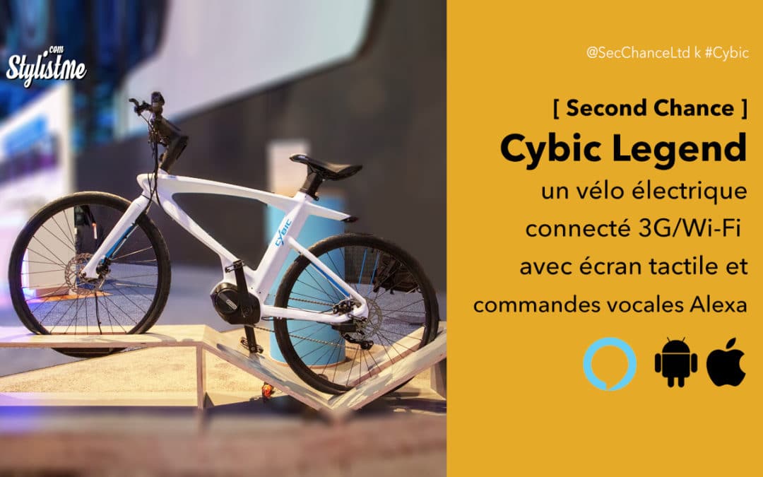 Cybic Legend le vélo électrique connecté avec commandes vocales Alexa
