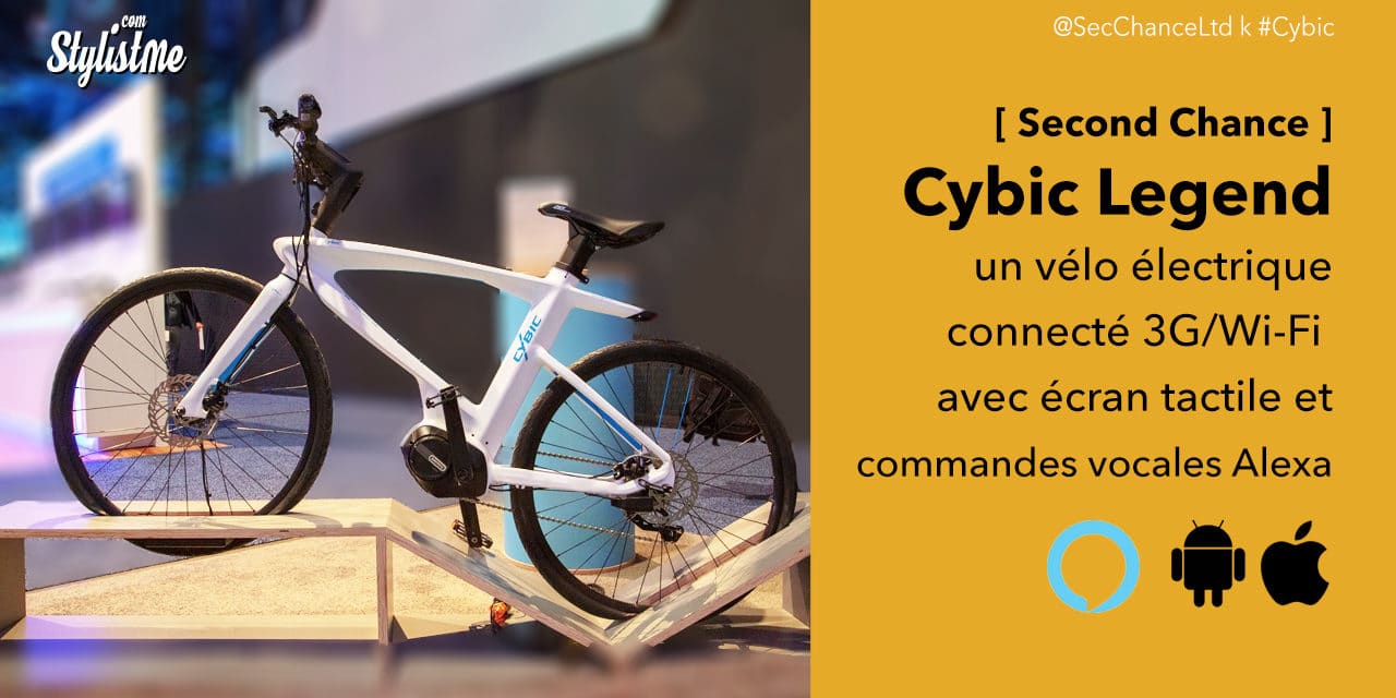 Cybic Legend le vélo électrique connecté avec commandes vocales Alexa