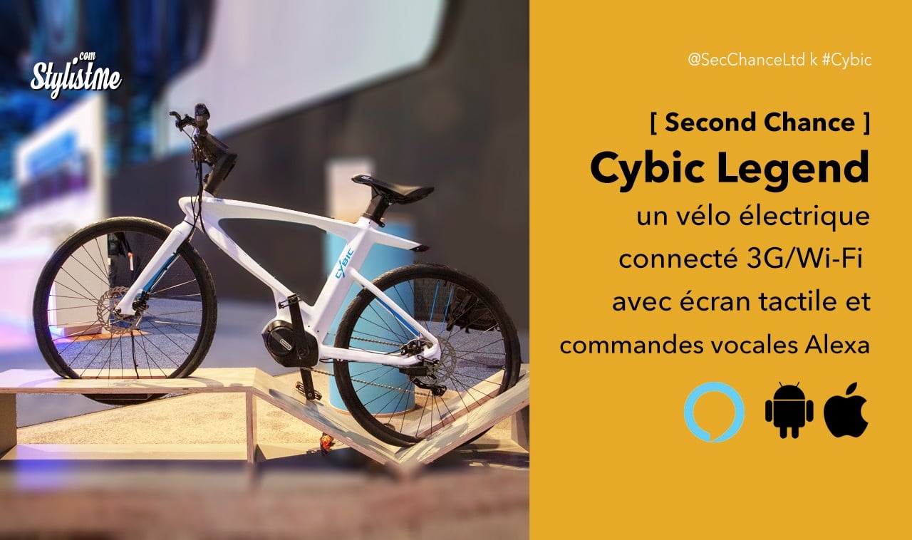 Cybic Legend vélo électrique connecté avec Alexa