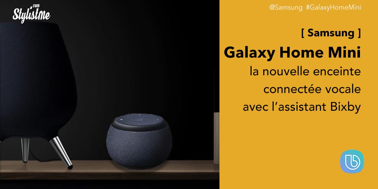 Galaxy Home Mini prix avis enceinte vocale Samsung avec Bixby