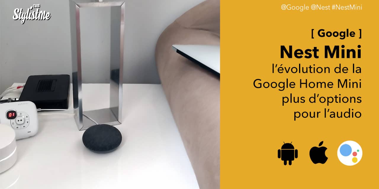 Nest Mini la version améliorée de l’enceinte vocale Google Home mini