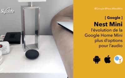 Nest Mini la version améliorée de l’enceinte vocale Google Home mini