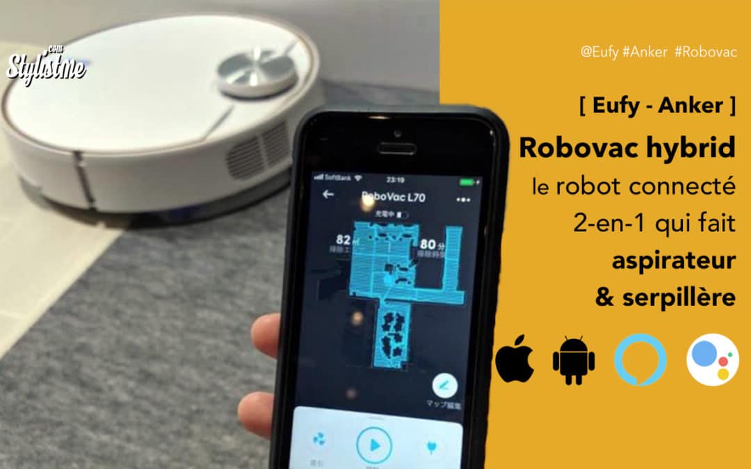 Robovac L70 Hybrid aspirateur et serpillère avec cartographie d’Eufy