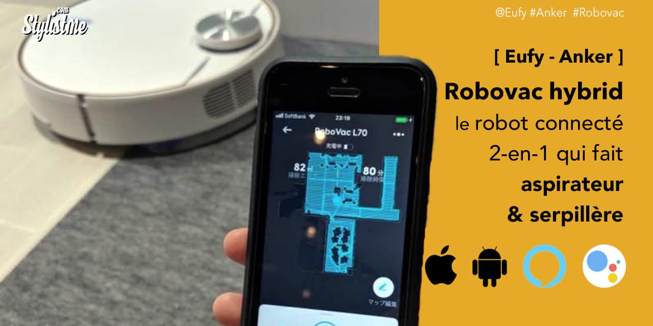 Robovac L70 Hybrid aspirateur et serpillère avec cartographie d’Eufy