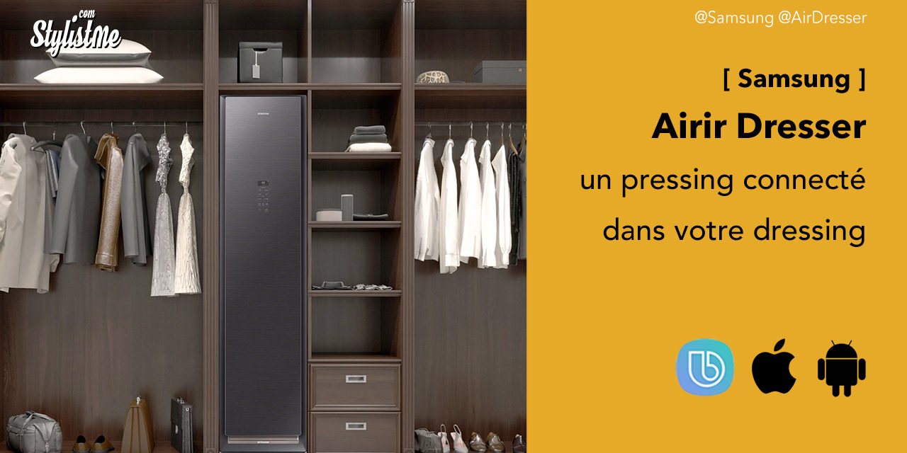 Samsung AirDresser une penderie connectée qui fait pressing