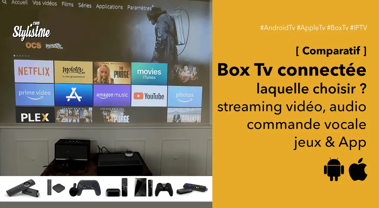 Meilleure box TV Connectée Android Apple Nvidia Amazon Google