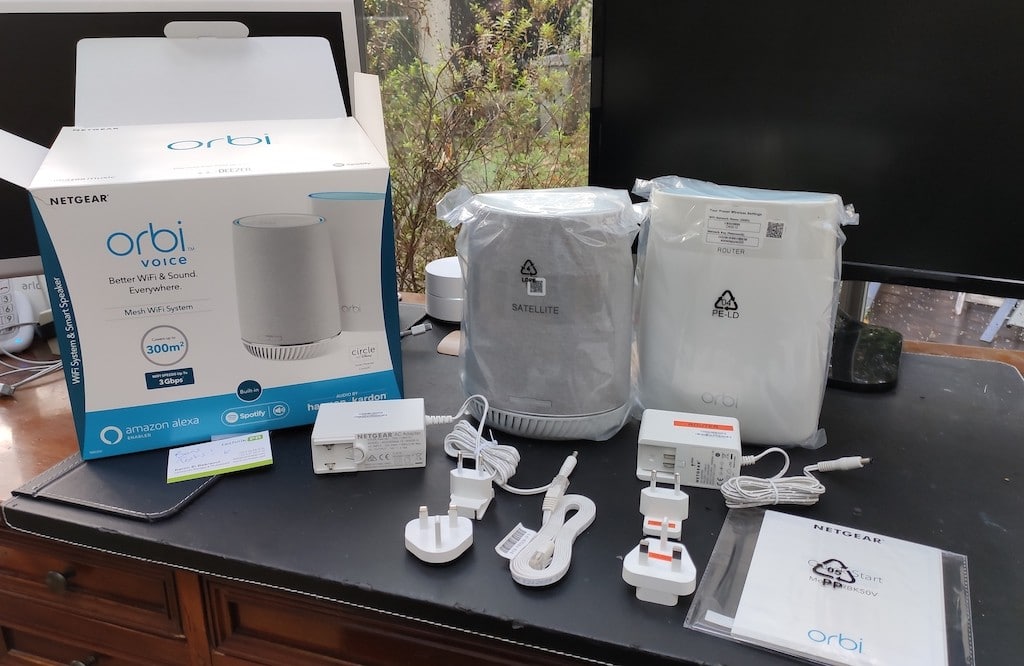 comparatif Orbi Voice wifi maillé Alexa