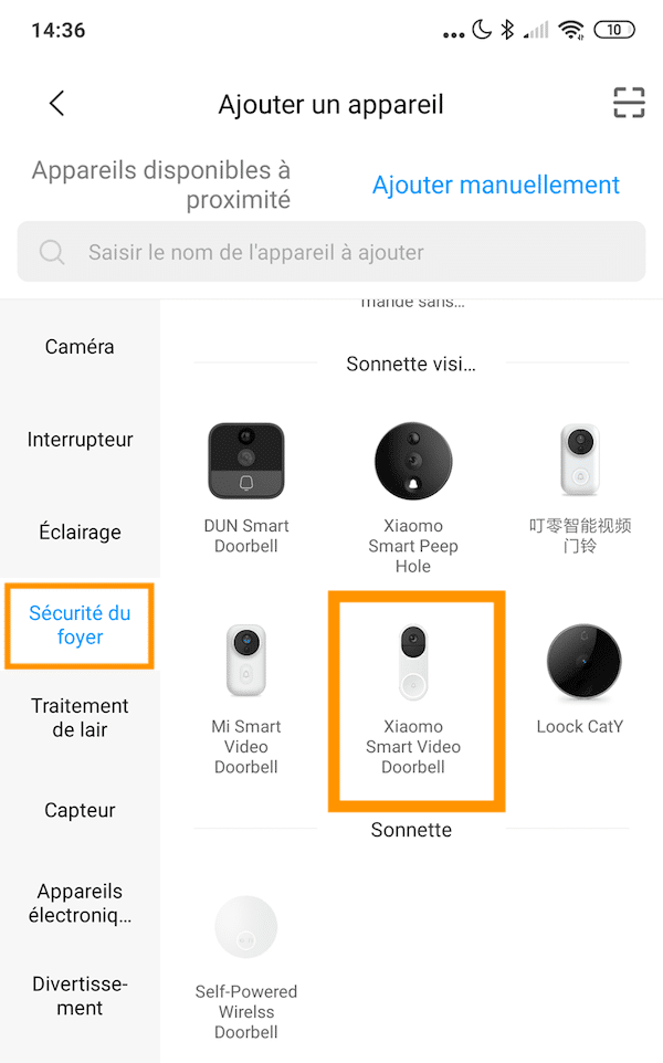 Xiaomo Mi Home Xiaomi installation sonnette vidéo sans fil