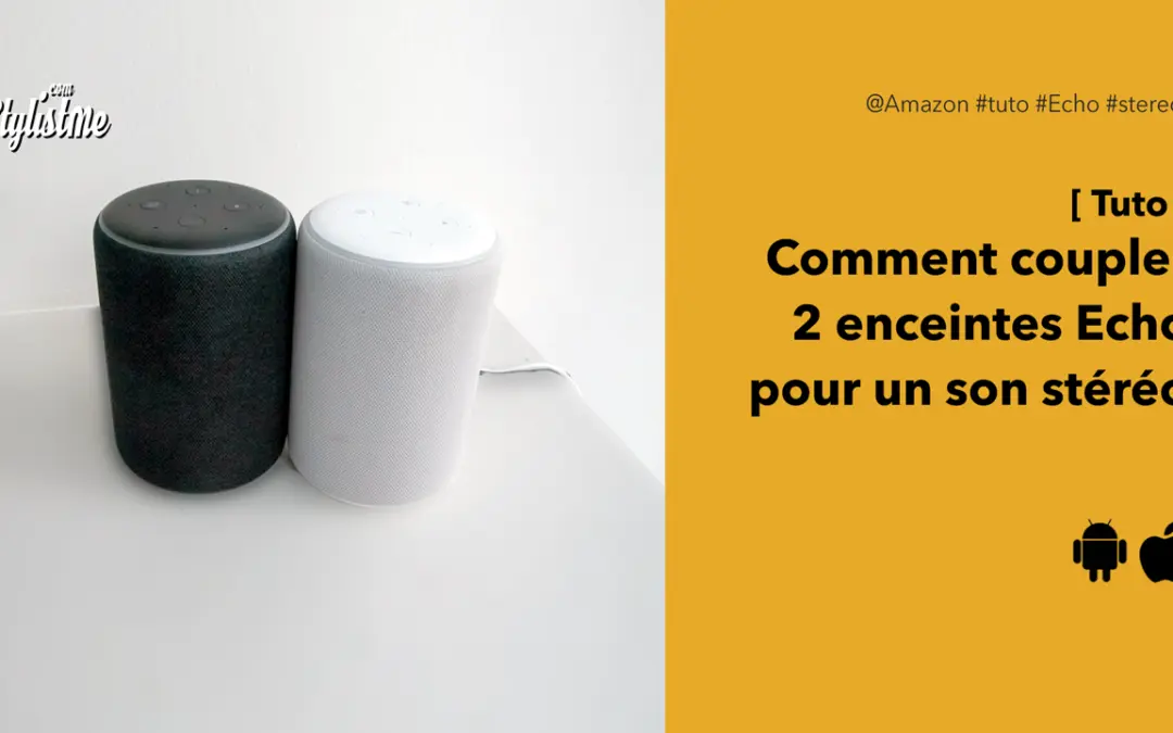 Comment coupler 2 enceintes Echo pour un son en stéréo ?  [Tuto]