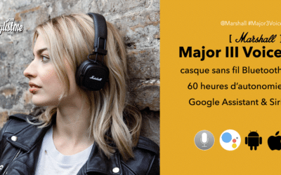 Marshall Major 3 Voice le casque vintage avec Google Assistant et Siri
