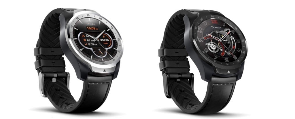 Ticwatch Pro comparatif montre connectée Wear OS