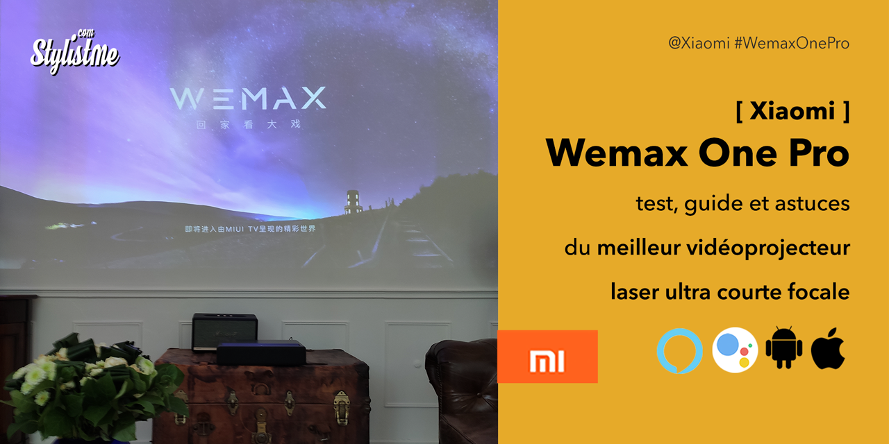 Wemax One Pro test avis meilleur vidéoprojecteur laser ultra courte focale