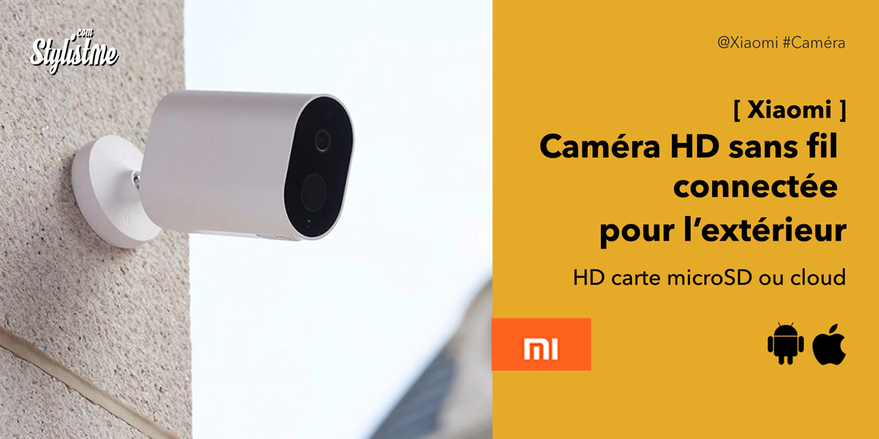 Xiaomi caméra HD extérieure sans fil avis test de la surveillance à petit prix