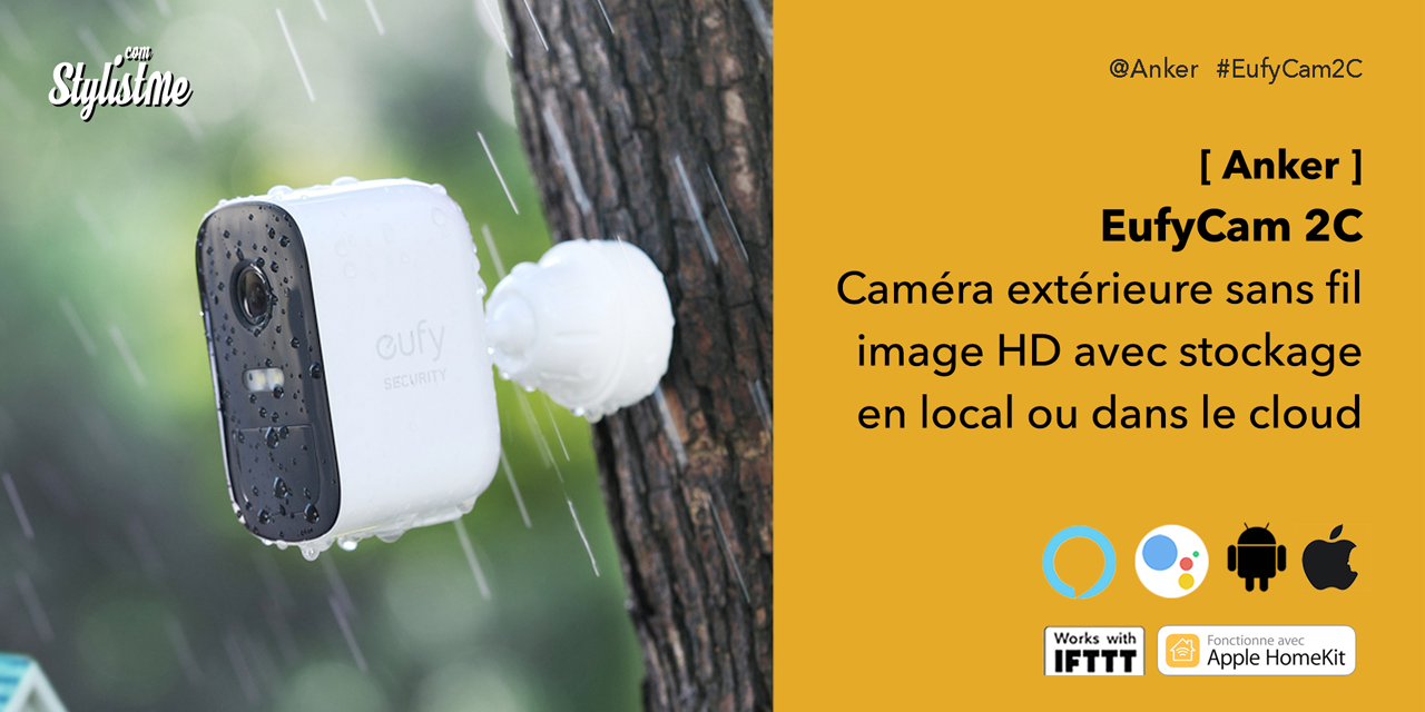 EufyCam 2C meilleure caméra de surveillance connectée sans fil 2020
