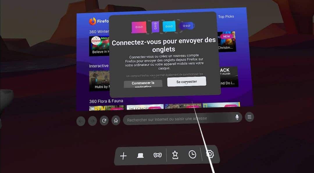 Firefox reality connexion compte