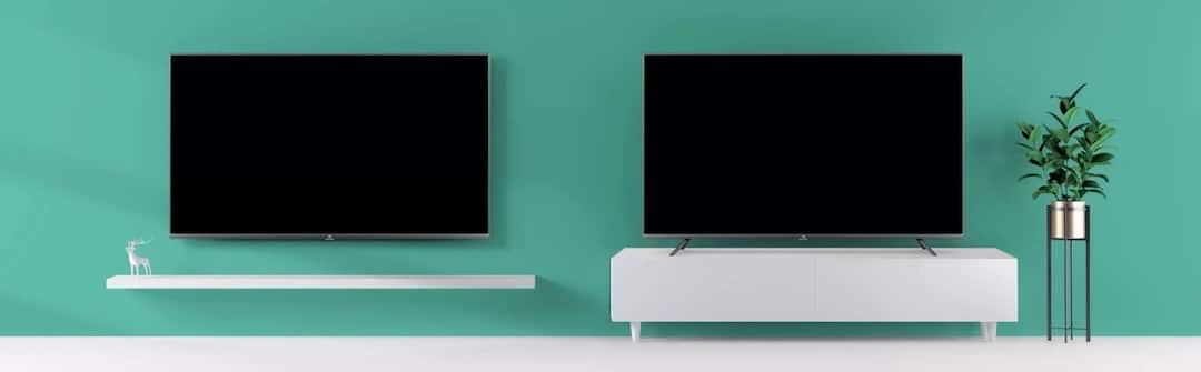 Installation murale ou pied Mi Tv