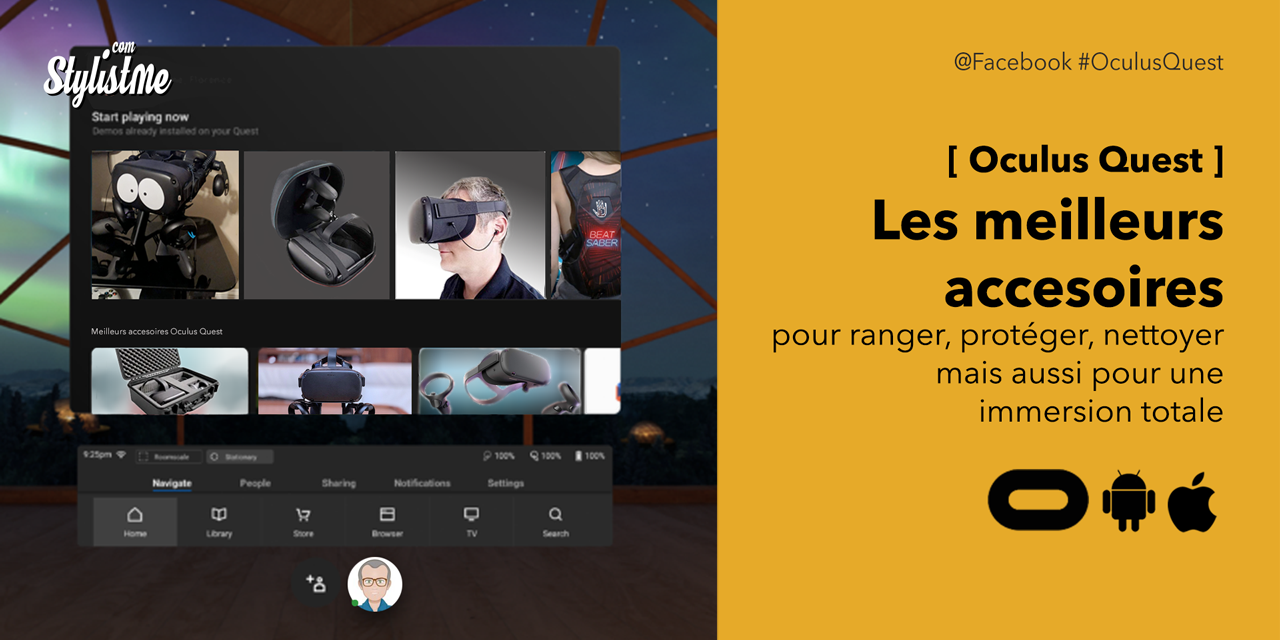 Accessoires Oculus Quest le meilleur de 2020 pour profiter du casque VR