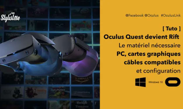 Oculus Link câbles compatibles, cartes, spécifications PC et configuration