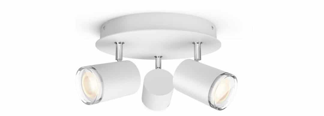 Plafonnier rond avec 3 spots directionnels Philips Hue Adore avis