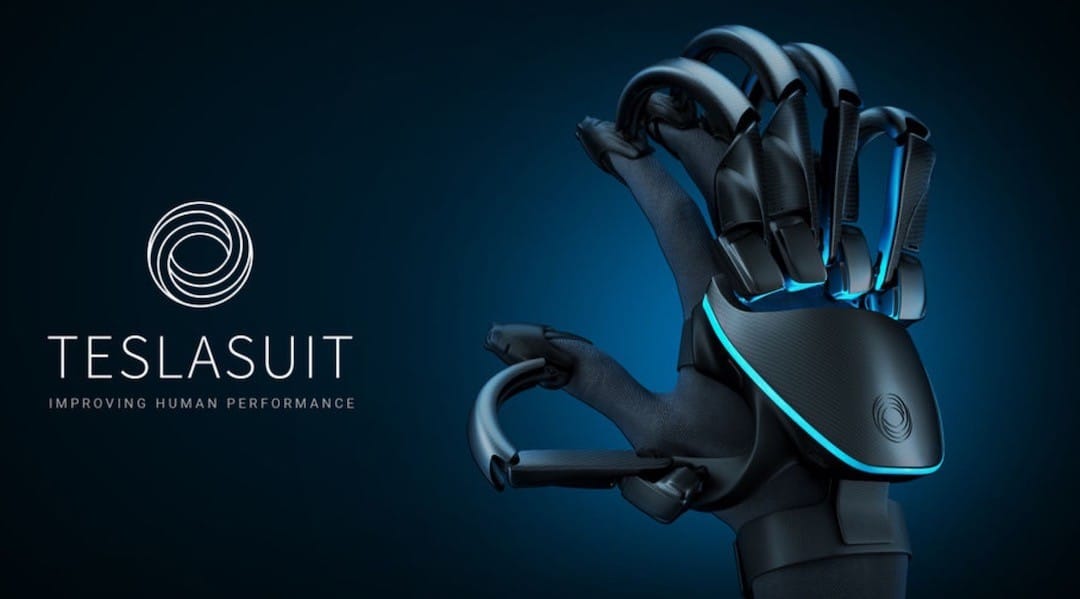 Teslasuit gants et combinaison à retour haptique pour VR