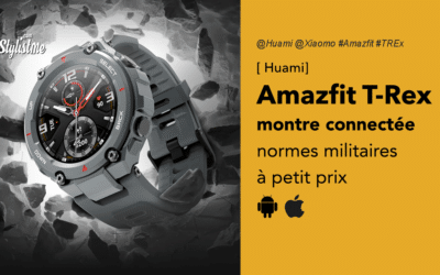 Amazfit T-Rex la montre connectée à petit prix pour aventurier