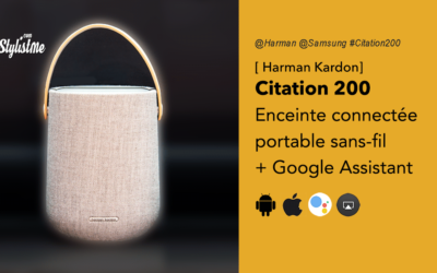 Citation 200 Harman Kardon enceinte portable sans-fil Google Assistant