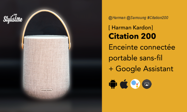 Citation 200 Harman Kardon enceinte portable sans-fil Google Assistant