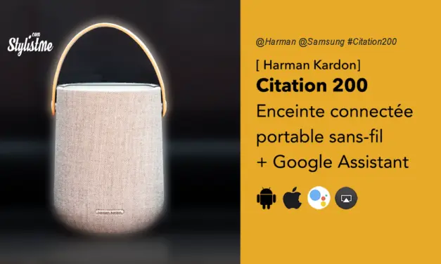 Citation 200 Harman Kardon enceinte portable sans-fil Google Assistant