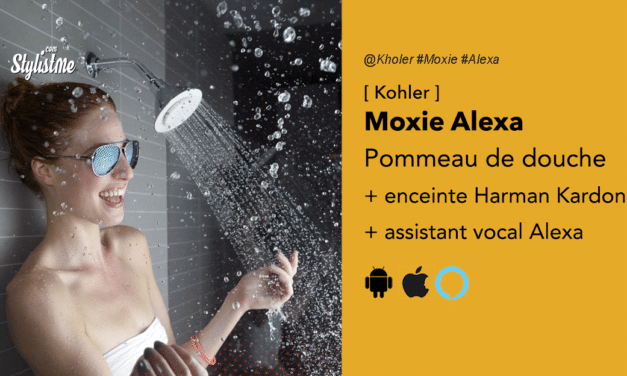 Kohler Moxie écouter la musique sous la douche : Harman Kardon + Alexa