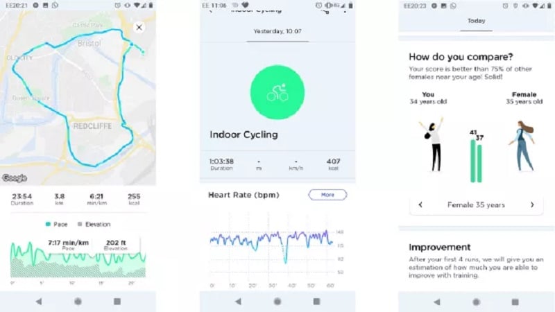 Scanwatch suivi activité parcours GPS