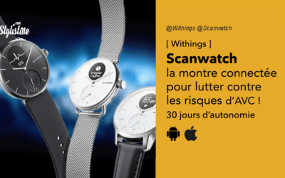 Withings Scanwatch avis prix test : montre connectée anti AVC