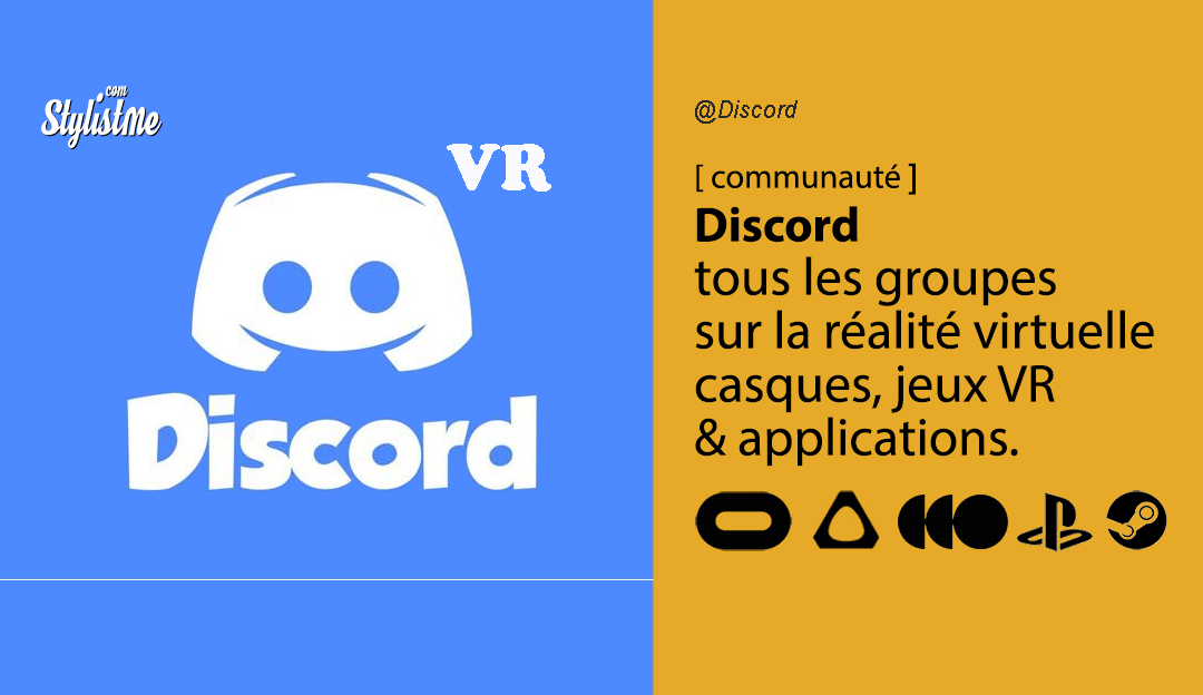 Discord VR réalité virtuelle Oculus HTC Vive Valve Index