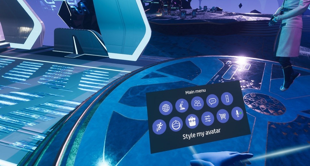 commandes Sansar et accès au menu