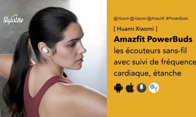 Amazfit PowerBuds écouteurs Xiaomi avec capteur de fréquence cardiaque