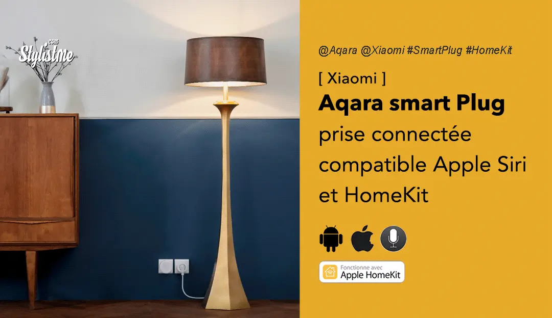 Aqara smart plug prise connectée HomeKit Siri prix avis test