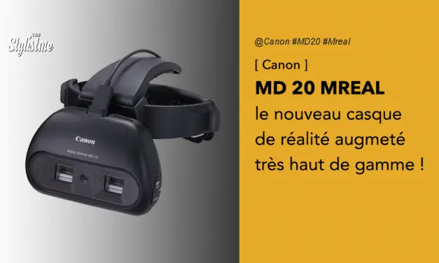 Canon MD 20 MREAL nouveau casque de réalité augmentée pour les professionnels