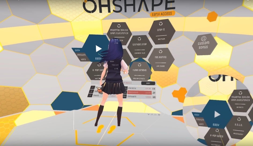 OhShape le nouveau Beat Saber plus personnalisable